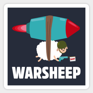 Funny War Sheep | Gift Ideas | Cute Pets Magnet